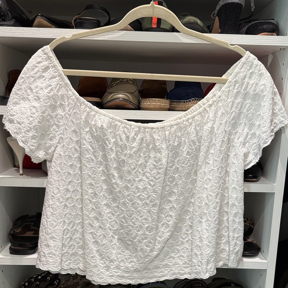White Lace Women's Top